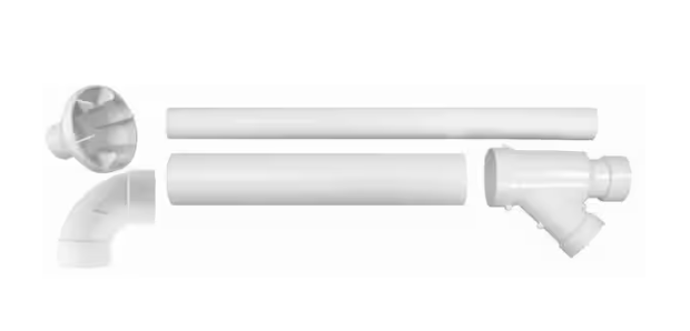 Rheem 3 in. PVC Horizontal or Vertical Concentric Vent Termination Kit for High Efficiency Tankless Gas Water Heaters