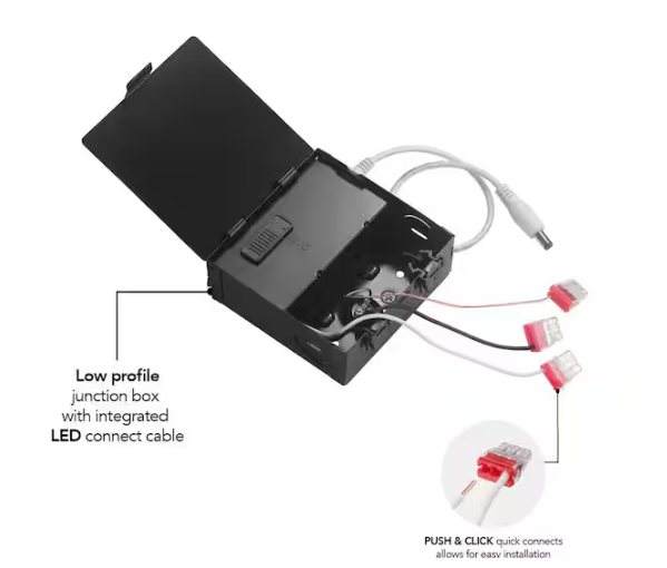 Commercial Electric- Premium Series 6 in. LED, 2-Level Lumen Select, Ultraslim Canless Recessed Light, Adjustable CCT (4-Pack)