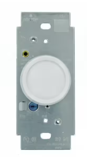 Leviton 5-Amp Trimatron Single Pole Full Range Rotary Fan Speed Control, White 6616-1XW