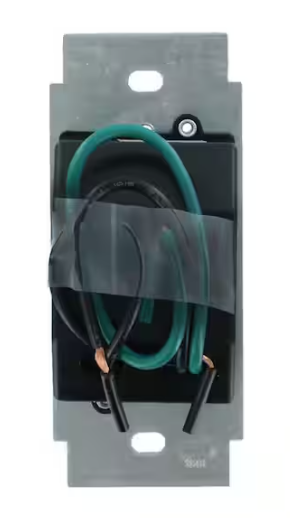 Leviton 5-Amp Trimatron Single Pole Full Range Rotary Fan Speed Control, White 6616-1XW