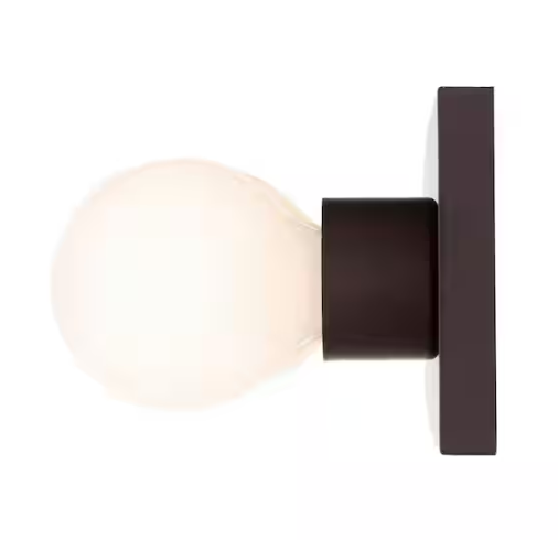 Volume Lighting 4-Light Indoor Antique Bronze Movie Beauty Makeup Hollywood Bath or Vanity Light Bar Wall Mount or Wall Sconce