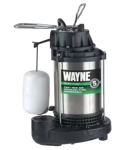 Wayne 3/4 HP Submersible Sump Pump