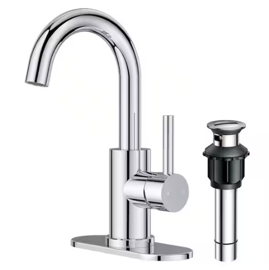 Forious pro Single Hole 1-Handle Bathroom Faucet in Chrome