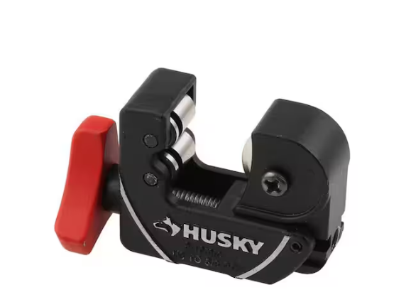 Husky 5/8 in. Compact Junior Tubing Cutter - Clean Cuts in Copper, Brass, Aluminum and Thin‑Wall Conduit