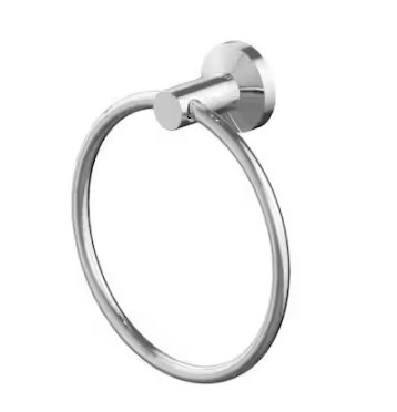Glacier Bay Dorind Wall Mounted Towel Ring in Polished Chrome