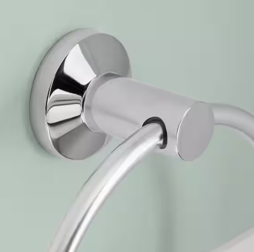 Glacier Bay Dorind Wall Mounted Towel Ring in Polished Chrome