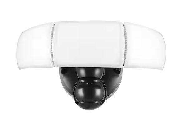 Defiant MaxDetect 240° Black Motion Sensor Wired Outdoor 3-Head LED Security Flood Light 3000 Lumens