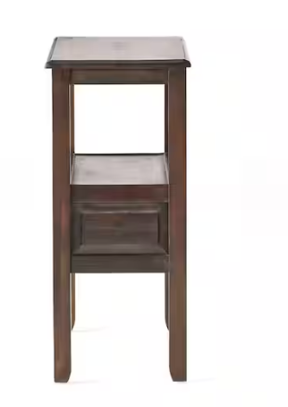 Noble House Ramsey Mahogany Brown Acacia Wood Console Table with Drawers and Shelf