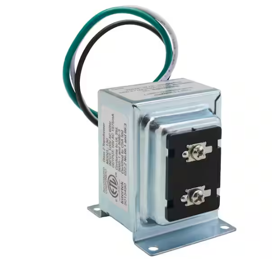 Defiant Wired 16VAC/30VA Doorbell Transformer, Compatible with Most Video Doorbells