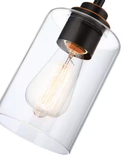 Pia Ricco 1-Light Modern Indoor Hanging Light Fixtures Industrial Pendant Lights