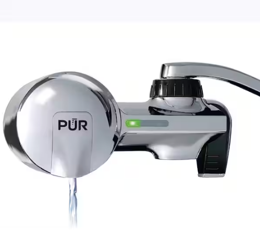 PUR PLUS Faucet Mount Filtration System, Chrome