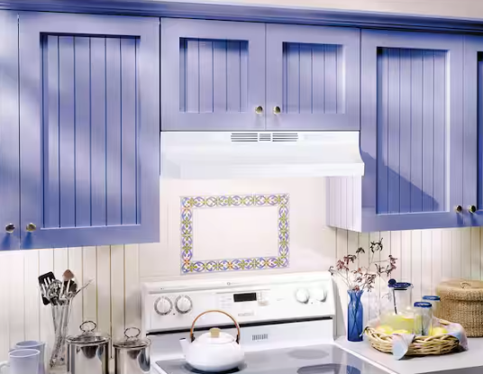 Broan-NuTone RL6200 Series 24 in. Ductless Under Cabinet Range Hood with Light in White