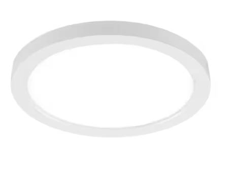 Commercial Electric Flexinstall Disk 10 in. White Indoor Integrated LED Recessed Ceiling Light with 5CCT Plus DuoBright