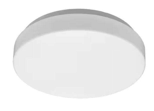 Commercial Electric 7 in. White Closet Light LED Flush Mount Ceiling Light Fixture 810LM Bright White 4000K Bathroom Lighting Laundry Room