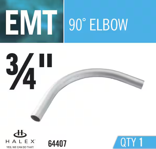 Halex 3/4 in. 90-Degree Electric Metallic Tube (EMT) Elbow