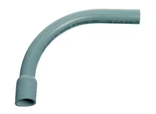 Carlon 1/2 in. 90° Schedule 40 Standard Radius Electrical Belled End Elbow (UA9ADB-40-HD)