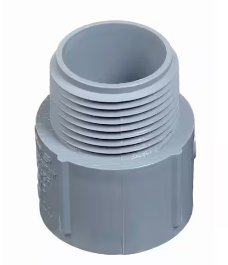 Carlon 1/2 in. Electrical PVC Male Adapter (E943D-125-HD)