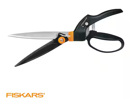 Fiskars 5 in. Steel Rotating Blades Loop-Handled Grass Shears