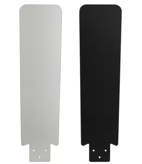 Hampton Bay Castlegate 44 in. Integrated LED Indoor Silver Ceiling Fan with 3 Reversible Blades, Light Kit and Remote Control