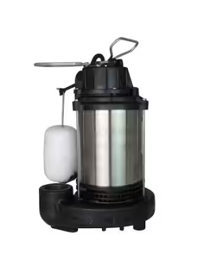 RIDGID 1/3 HP Stainless Steel Dual Suction Submersible Sump Pump
