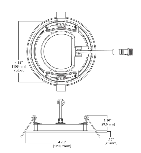 Halo - HLBSL 4 in. Color Selectable New Construction or Remodel Canless Recessed Integrated LED Kit