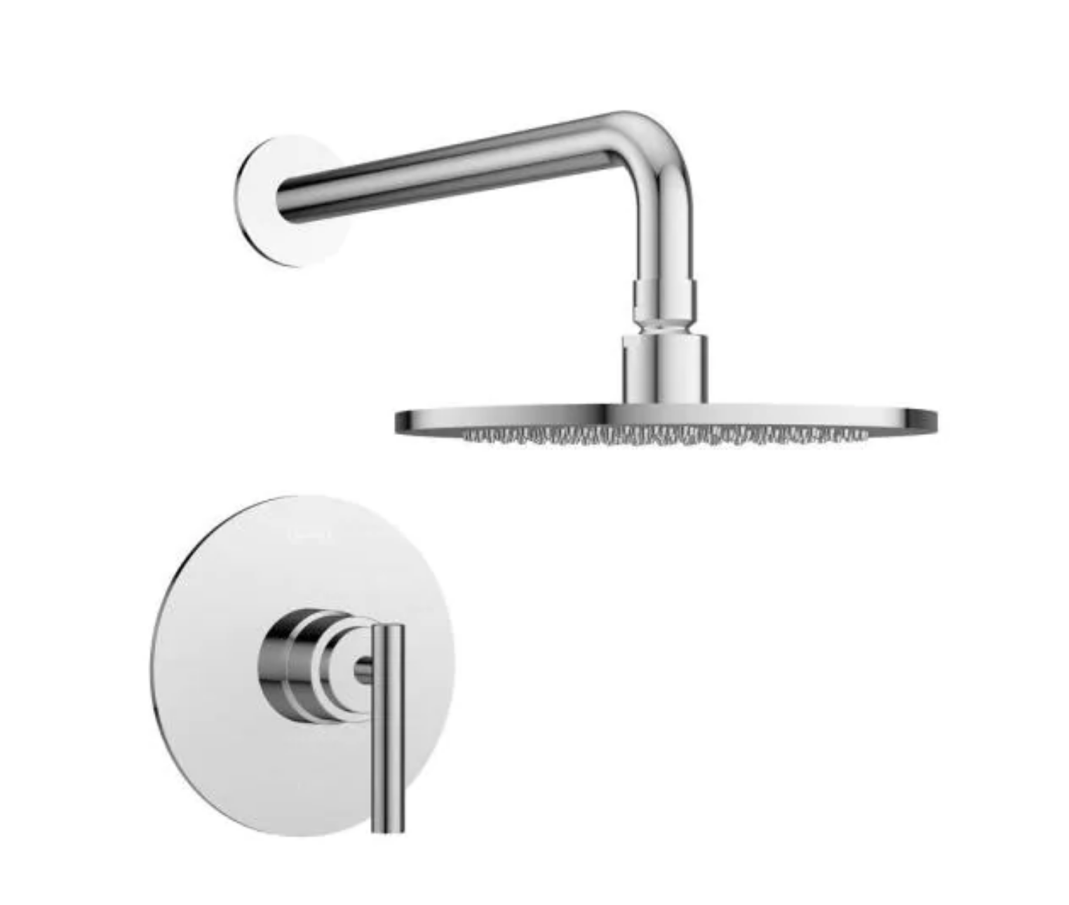 Salone Single-Handle 1-Spray Round Shower Faucet in Polished Chrome (Valve Included)